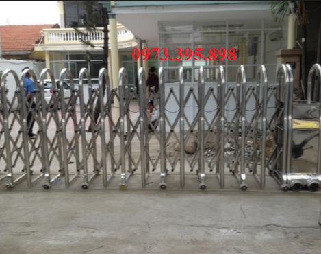 Cổng xếp tự động Vũ Hoàng