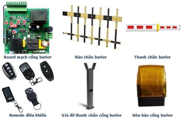 Phụ kiện barier tự động phụ tùng cổng barier