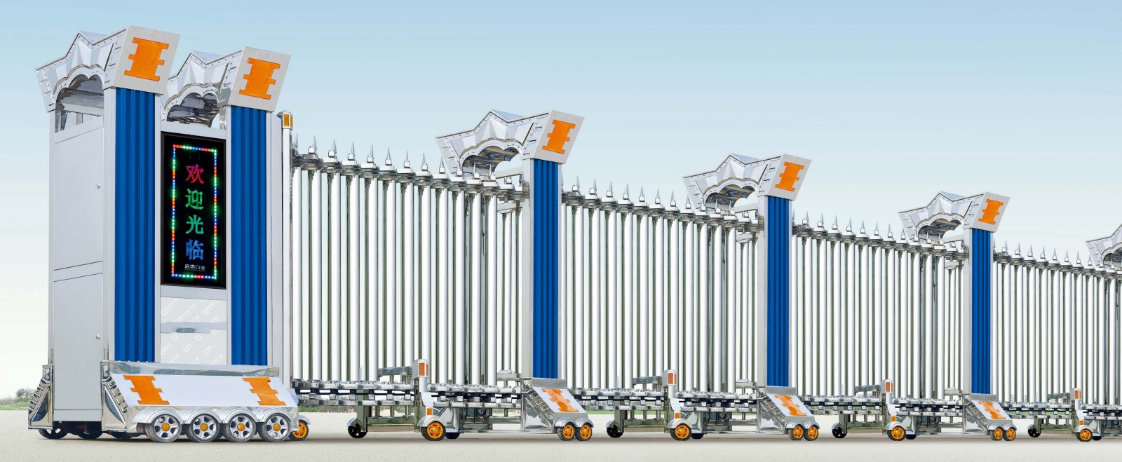 Cổng-xếp-điện-inox-và-những-ưu-điểm-vượt-trội3 Cổng-xếp-điện-inox-và-những-ưu-điểm-vượt-trội3