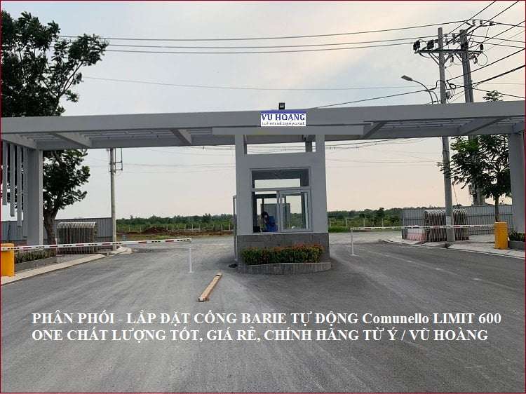 Cửa cổng barier Comunello LIMIT 600 ONE lắp đặt cho trạm thu phí