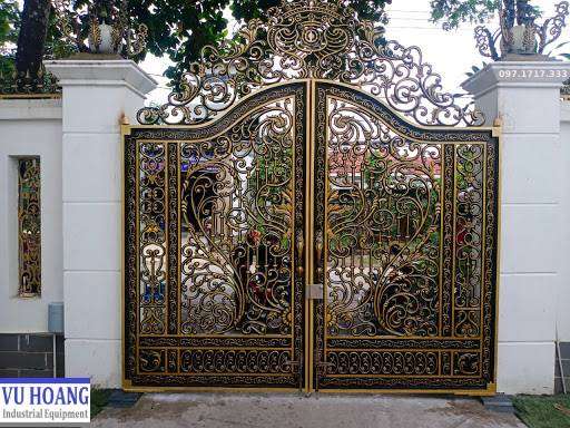 Cổng tự động âm sàn giá rẻ