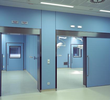 Cửa tự động phổ biến dành cho bệnh viện và những công trình y tế hiện đang sử dụng.