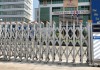 Cổng xếp tự động hàng rào bảo vệ chắc chắn