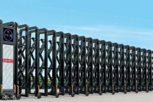 Cổng xếp hợp kim nhôm tự động mới nhất